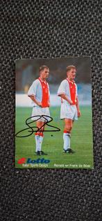 Spelerskaart met handtekening; Frank de Boer #2 Ajax, Verzamelen, Sportartikelen en Voetbal, Ophalen of Verzenden, Nieuw, Ajax
