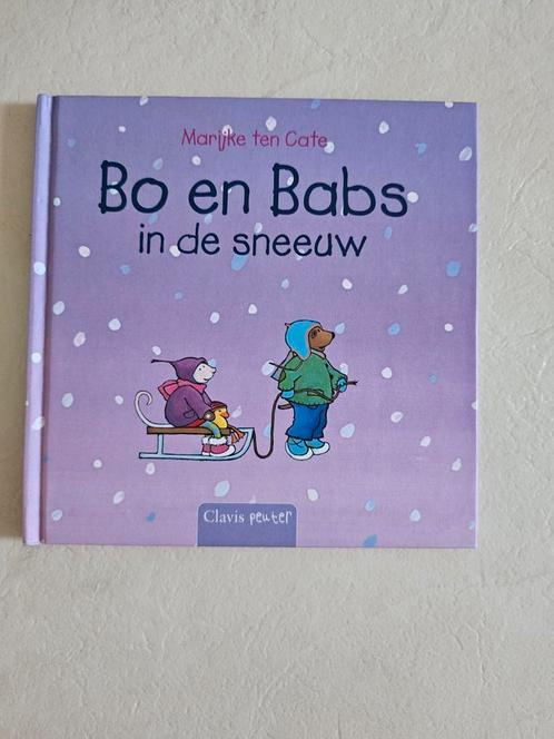 Bo en Bas in de sneeuw Marijke ten Cate, Boeken, Kinderboeken | Baby's en Peuters, Zo goed als nieuw, Ophalen of Verzenden