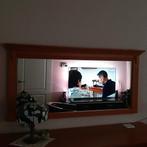 Mooie spiegel voor boven dressoir, Gebruikt, Ophalen of Verzenden, 100 tot 125 cm, Minder dan 100 cm