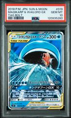 Magikarp & Wailord GX PSA 10 - 019/095 - Japanese Tag Bolt, Hobby en Vrije tijd, Verzamelkaartspellen | Pokémon, Ophalen of Verzenden