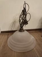 Vintage hanglamp, Ophalen of Verzenden, Zo goed als nieuw, Glas, Minder dan 50 cm