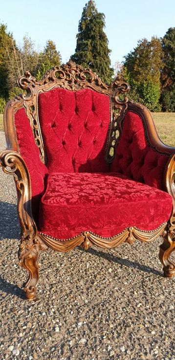 Barok fauteuils en meubelen  beschikbaar voor biedingen