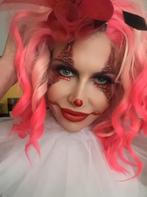 Roze pruik, Kleding | Dames, Carnavalskleding en Feestkleding, Ophalen of Verzenden, Zo goed als nieuw, Carnaval