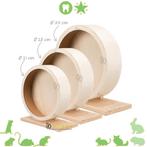 Hamster loopwiel 33 cm en 21 cm, Verzenden, Zo goed als nieuw, Loopwiel of Rad