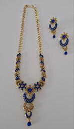 Indian party set, Verzenden, Goud, Ketting