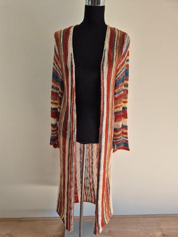 V47 - Fleurig Ibizastyle lang Bodyflirt vest mt 40-42 (1) beschikbaar voor biedingen