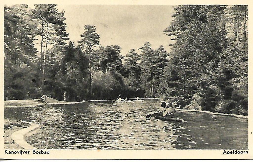Apeldoorn- -Kanovijver, Bosbad., Verzenden, 1940 tot 1960, Gelopen, Gelderland