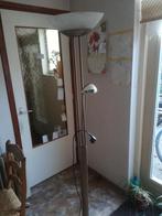 Vloerlamp met leeslamp, Ophalen, Zo goed als nieuw, Glas, Modern