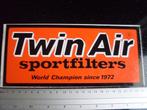 grote sticker twin air sportfilters world champion logo 1972, Merk, Zo goed als nieuw, Verzenden