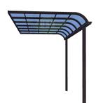Antraciet veranda 5.20m x 5.20m (kan kleiner) met zeiwand, Ophalen, -, -, Zo goed als nieuw