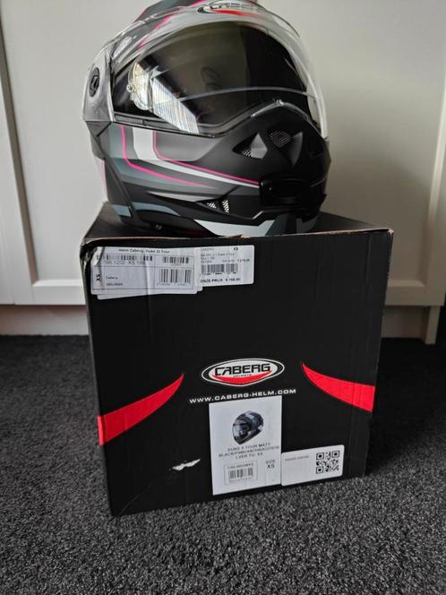 Caberg Duke II motor helm xs dames, Motoren, Kleding | Motorhelmen, Systeemhelm, Caberg, Tweedehands, Ophalen of Verzenden