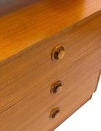 Vintage Wandkast Scandinavisch Teak Kastje Lades 1960 Design, Huis en Inrichting, Kasten | Boekenkasten, Met plank(en), Gebruikt