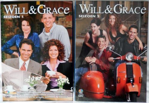 Will en Grace seizoen 1 en 2 - betreft 2 Boxsets met 6 DVDs, Cd's en Dvd's, Dvd's | Tv en Series, Zo goed als nieuw, Komedie, Boxset