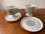 2 Koppen en Schotels "Rosenthal" 'Secunda Grau' Tapio Nieuw, Nieuw, Ophalen of Verzenden, Overige stijlen, Kop(pen) en/of Schotel(s)