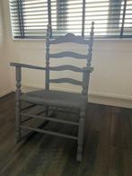 Grijze Schommelstoel - Stevig & Comfortabel, Huis en Inrichting, Stoelen, Ophalen, Gebruikt, Hout, Eén