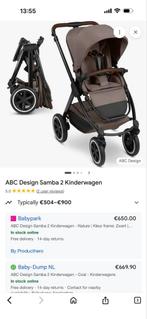 Abc design samba 2 kinderwagen, Kinderen en Baby's, Kinderwagens en Combinaties, Ophalen, Gebruikt, Kinderwagen, Overige merken