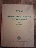 Oude Atlas Nederland, West en Indonesië - G. Prop, Boeken, Atlassen en Landkaarten, Gelezen, Overige atlassen, 1800 tot 2000, Nederland