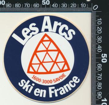 Sticker: Les Arcs - Ski en France beschikbaar voor biedingen