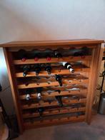 Grenen ( massief) wijnrek voor 42 flessen, Ophalen, Gebruikt, 25 flessen of meer, 75 cm of meer