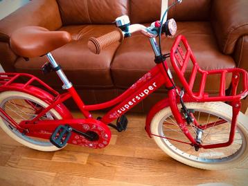 🔥OPRUIMING!🔥Kinderfiets Supersuper Cooper 18 inch❤️🔥 beschikbaar voor biedingen