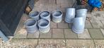 pvc moffen 250mm, Tuin en Terras, Ophalen, Kunststof, Minder dan 30 cm, Rond