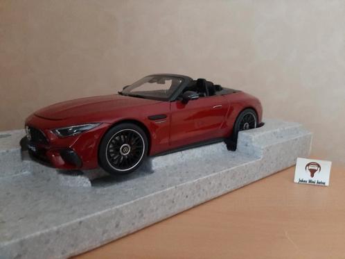 Mercedes AMG SL63 4Matic+ Patagonia Red Metall ISCALE 1:18, Hobby en Vrije tijd, Modelauto's | 1:18, Nieuw, Auto, Overige merken
