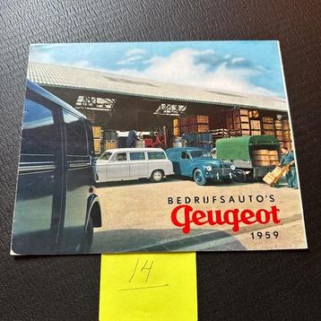 PEUGEOT Bedrijfsauto’s - 1959 (#14) beschikbaar voor biedingen