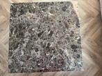 Marmeren Salontafel - Zo Goed Als Nieuw, Ophalen, Vierkant, 50 tot 100 cm, Zo goed als nieuw