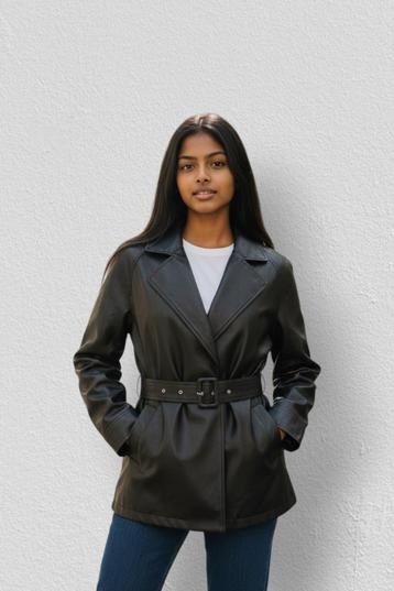 Donna Romina x NA-KD – Bold Black Belted Jacket – L 🌟🌟 beschikbaar voor biedingen