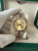 Rolex Datejust Twotone 36MM automatisch horloge, Sieraden, Tassen en Uiterlijk, Horloges | Dames, Staal, Polshorloge, Nieuw, Ophalen of Verzenden