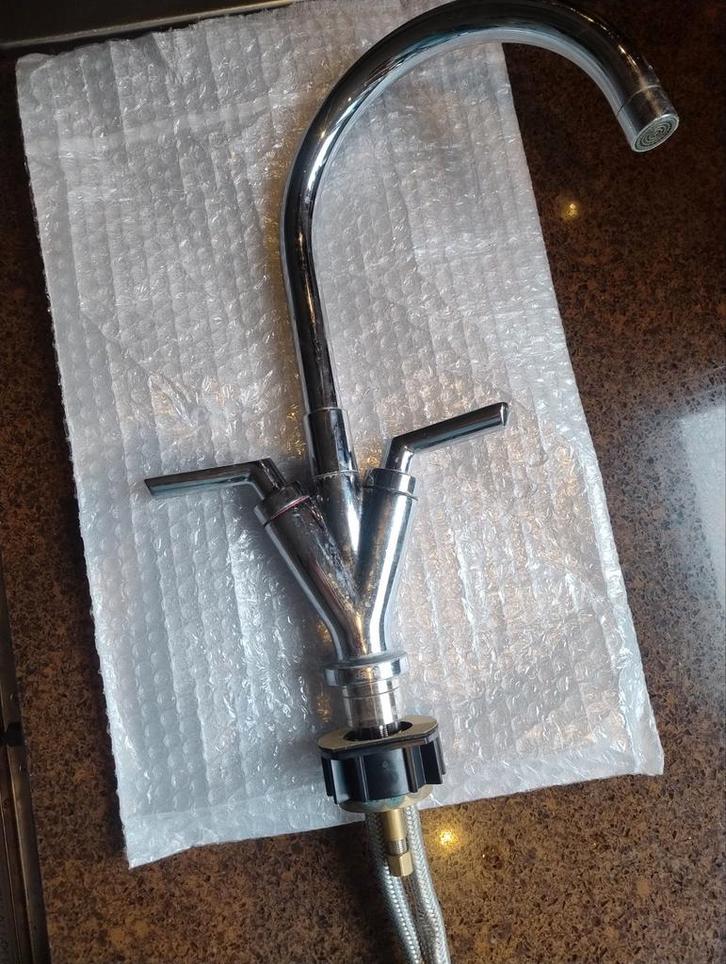 Damixa Venus Kraan, Doe-het-zelf en Verbouw, Sanitair, Gebruikt, Kraan, Chroom, Ophalen of Verzenden