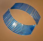 Velg stickers universeel blauw, Motoren, Ophalen of Verzenden