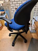 bureau stoel, Huis en Inrichting, Bureaustoelen, Gebruikt, Blauw, Ophalen of Verzenden, Gaming bureaustoel