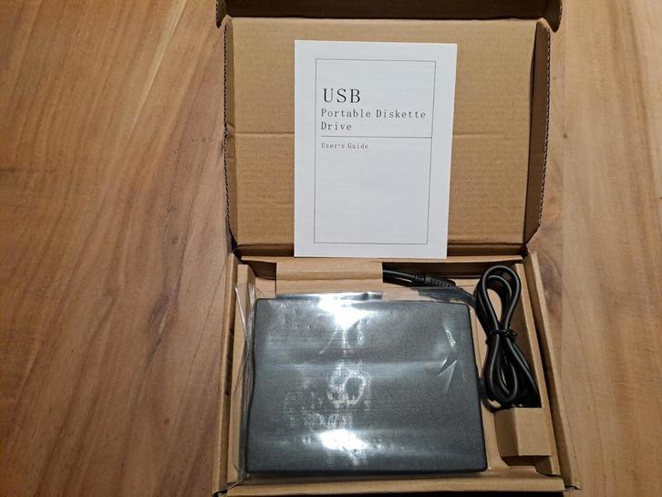 Draagbare USB Floppy Disk Drive, Computers en Software, Optische drives, Nieuw, Extern, MacOS, Windows, Cd, Dvd, Blu-ray, Overig