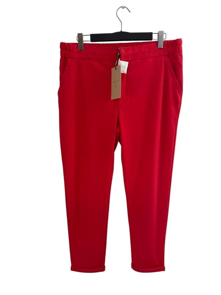 Frequent broek NIEUW L, Kleding | Dames, Broeken en Pantalons, Nieuw, Maat 42/44 (L), Rood, Lang, Ophalen of Verzenden