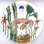Bord met kreeft in majolica stijl, Verzenden