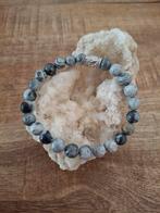 Natuurkralen armband met Grijze en Web Jaspis, Overige materialen, Met edelsteen, Nieuw, Ophalen of Verzenden