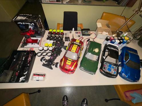 Volledige rc drift hobby te koop, Hobby en Vrije tijd, Modelbouw | Radiografisch | Auto's, Zo goed als nieuw, Auto offroad, Elektro