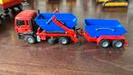 Siku Vrachtwagen met Afzet Container - Zo Goed Als Nieuw, Overige merken, 1:50 of kleiner, Ophalen of Verzenden, Zo goed als nieuw