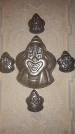 Vintage chocoladevorm , clown in blik, bakmal, voedselvorm, Ophalen of Verzenden