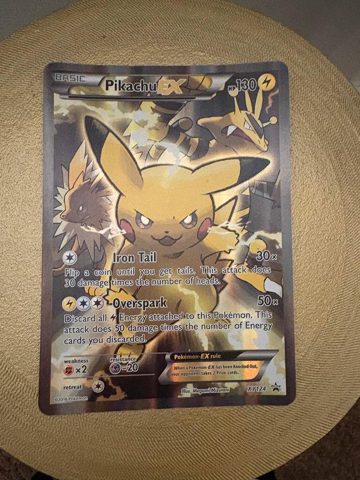 Pikachu ex Jumbo Promo Kaart, Hobby en Vrije tijd, Verzamelkaartspellen | Pokémon, Zo goed als nieuw, Losse kaart, Foil, Ophalen of Verzenden
