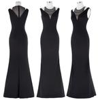 nieuwe galajurk maat 34 36 en 38/40 zwart, Galajurk, Zwart, All2wish4, Nieuw