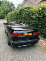 Saab 9-3 2.0 SE Cabrio 2000 Zwart, Auto's, Saab, Voorwielaandrijving, 74 €/maand, Beige, 4 cilinders