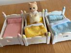 Sylvanian Stapelbed incl 1 poppetje, Ophalen of Verzenden, Zo goed als nieuw, Poppenhuis