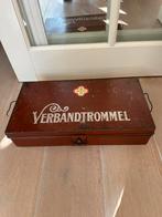 Oude verbandtrommel met inhoud, Antiek en Kunst, Ophalen of Verzenden