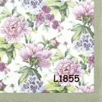 Servetten decoupage/bullet journal - pioenrozen L1855, Verzenden, Nieuw, Materiaal