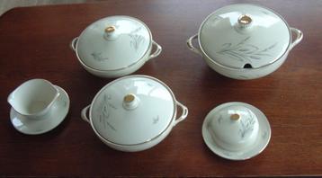 prachtig antiek servies Marion Spenzo herfst dekschalen enz beschikbaar voor biedingen