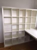 Boekenkast kallax ikea met bureau, Huis en Inrichting, Kasten | Boekenkasten, 25 tot 50 cm, Gebruikt, Ophalen