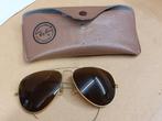 Vintage Ray-Ban Aviator, Ray-Ban, Gebruikt, Ophalen of Verzenden, Bruin