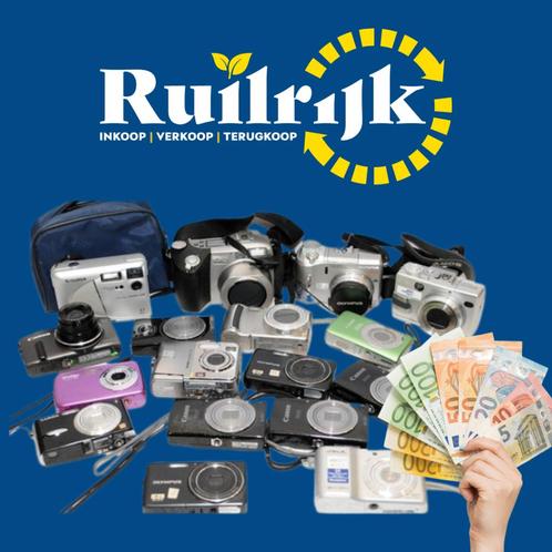 GEZOCHT: Camera's, lenzen, fotografie - INKOOP - Geen gedoe, Audio, Tv en Foto, Fotocamera's Digitaal, Zo goed als nieuw, Overige Merken